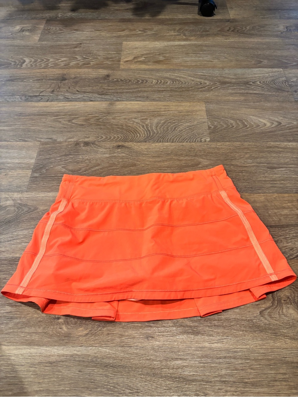 Lululemon Pace Rival Skirt Orange Athletic Tennis Golf Skort Women’s Size 8